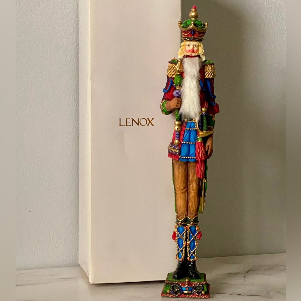 Lenox Hand-Painted “pencil” Nutcracker figurine.